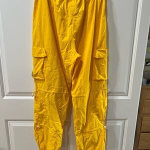 Unisex Yellow Cargo Pants